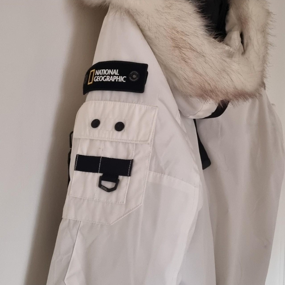 White Winter Jacket Down Feather - image 5